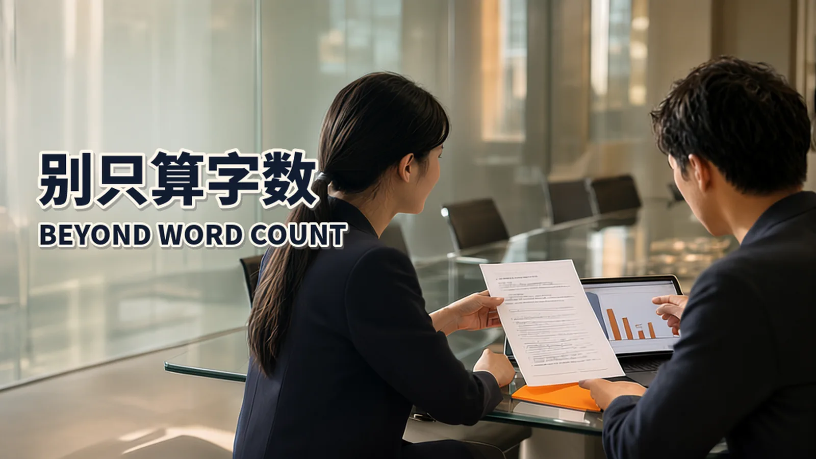 本地化负责人在会议桌前比较传统字数报价与质量结果仪表板